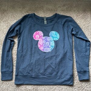 Disney Mickey navy pullover size Medium